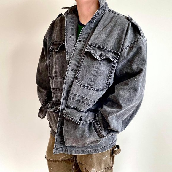 Misty Mountain Other - Grey Cargo Jacket